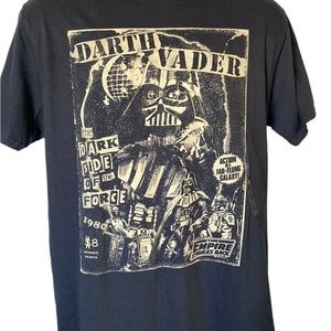 Darth Vader Black Tee Shirt Large